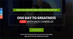 Desktop Screenshot of jackcanfieldlive.com