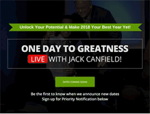 Tablet Screenshot of jackcanfieldlive.com